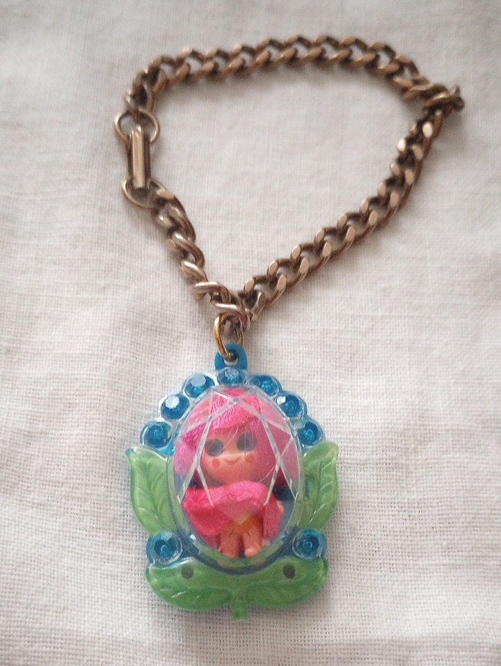 Vintage 1967 Mattel Liddle Kiddle Flower Charm Beacelet Jewelry